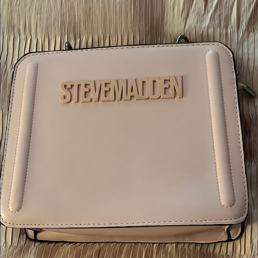 Steve Madden Blush Pink Structured Crossbody